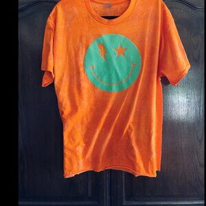 Smiley Face Graphic Tee Shirt